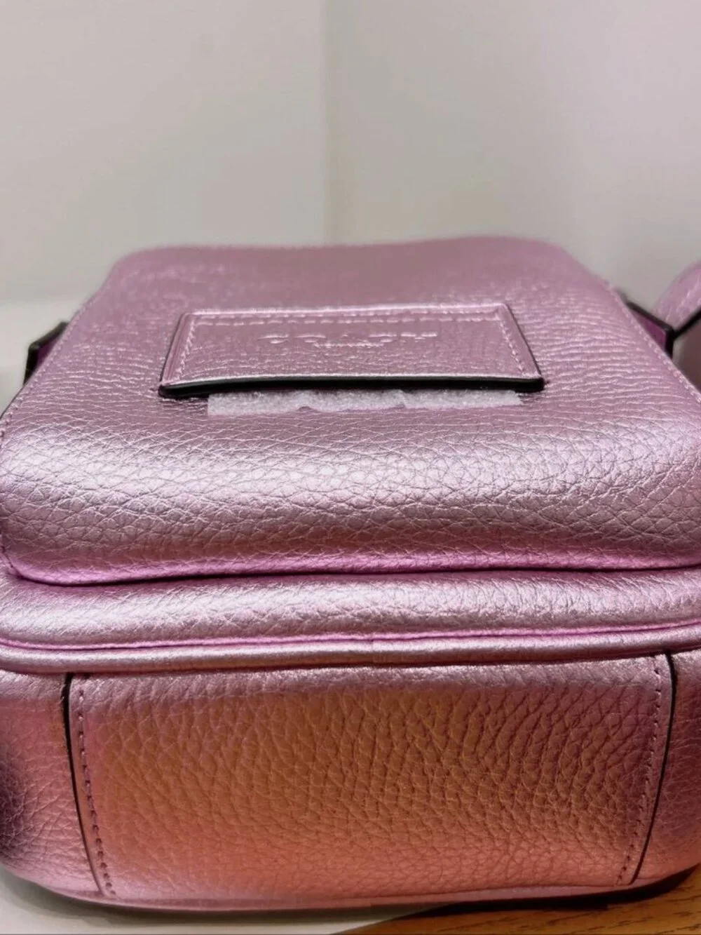 NWT Coach Track Pack 14 CP141 Metallic Lilac